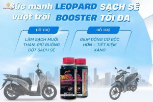 dung dich ve sinh buong dot leopard booster