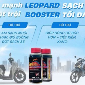 dung dich ve sinh buong dot leopard booster