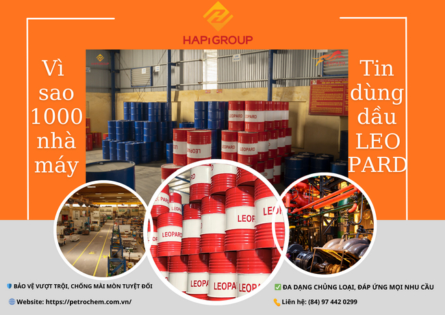 Vì Sao Dầu Công Nghiệp LEOPARD Là Lựa Chọn Số 1 Cho Nhà Máy Của Bạn?